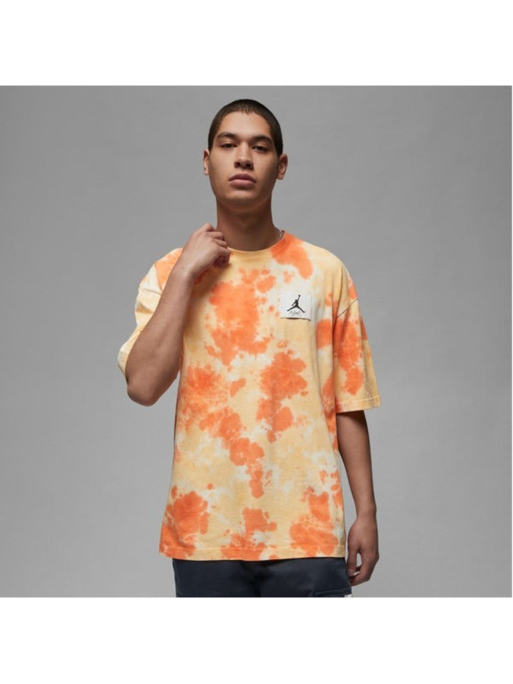 Nike Jordan Essentials Oversized T-Shirt Mens Size S Orange Tee DX9583-112 NWT